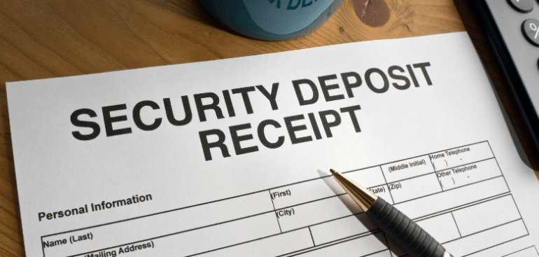 Security deposit